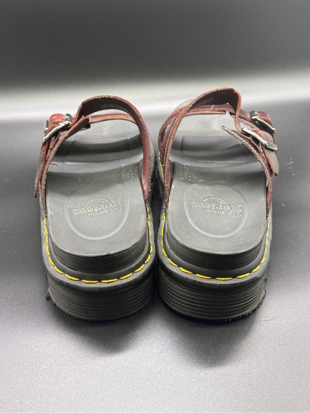 Dr. Martens Myles Sandals Men's 11 Brown Strapped Platform Y2K Luxury Casual Wea - Picture 4 of 6